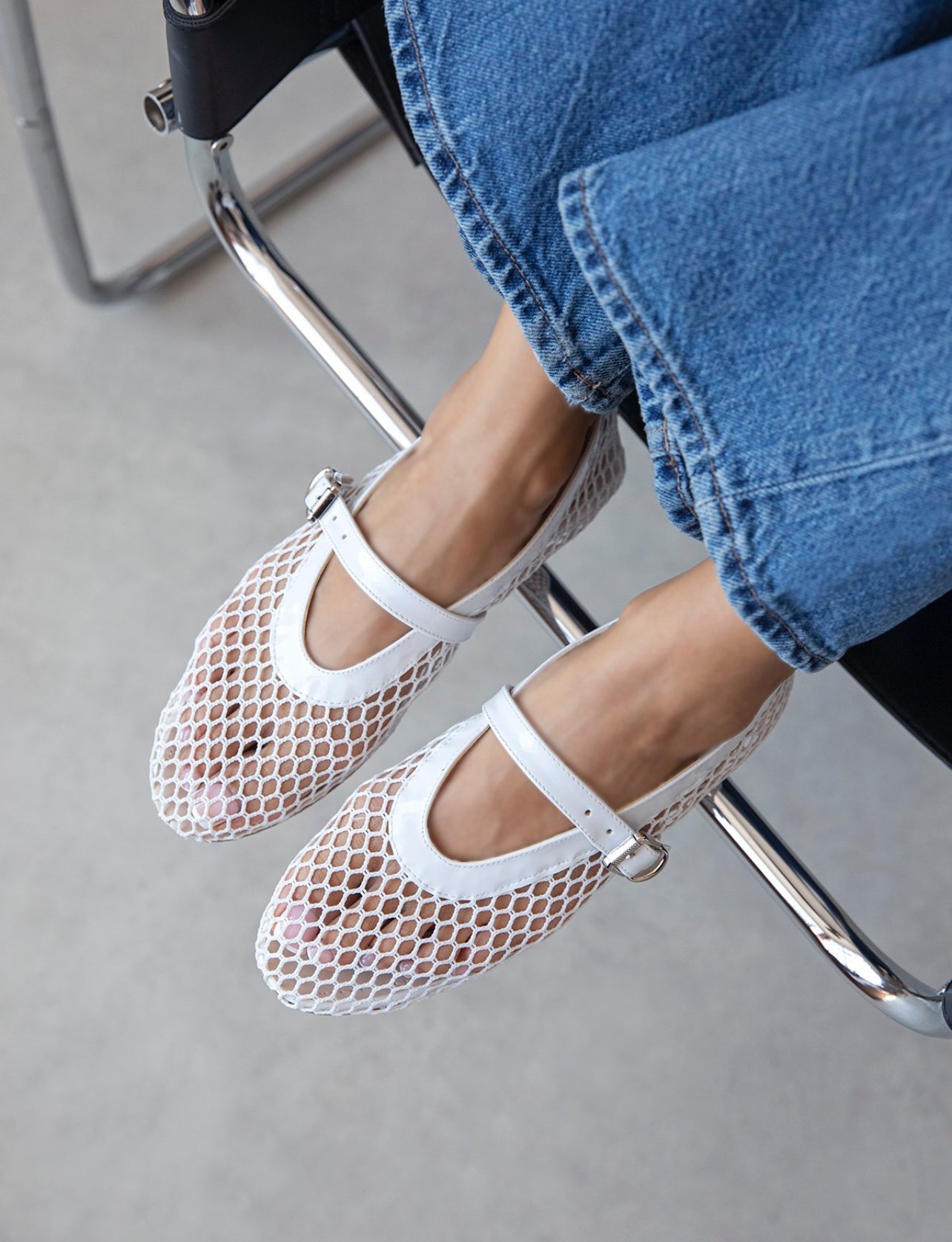 Sienna Mesh Ballet Flats