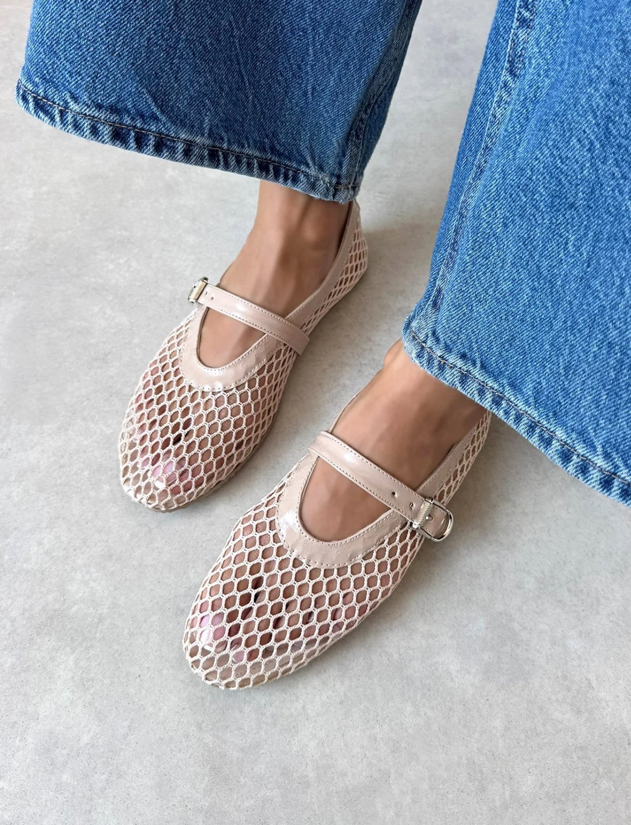 Sienna Mesh Ballet Flats