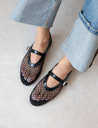 Sienna Mesh Ballet Flats