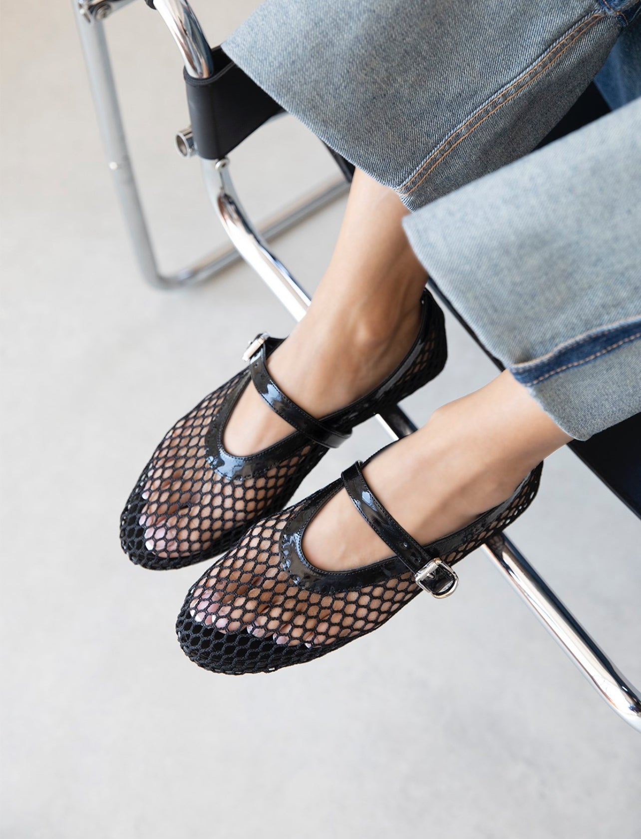 Sienna Mesh Ballet Flats