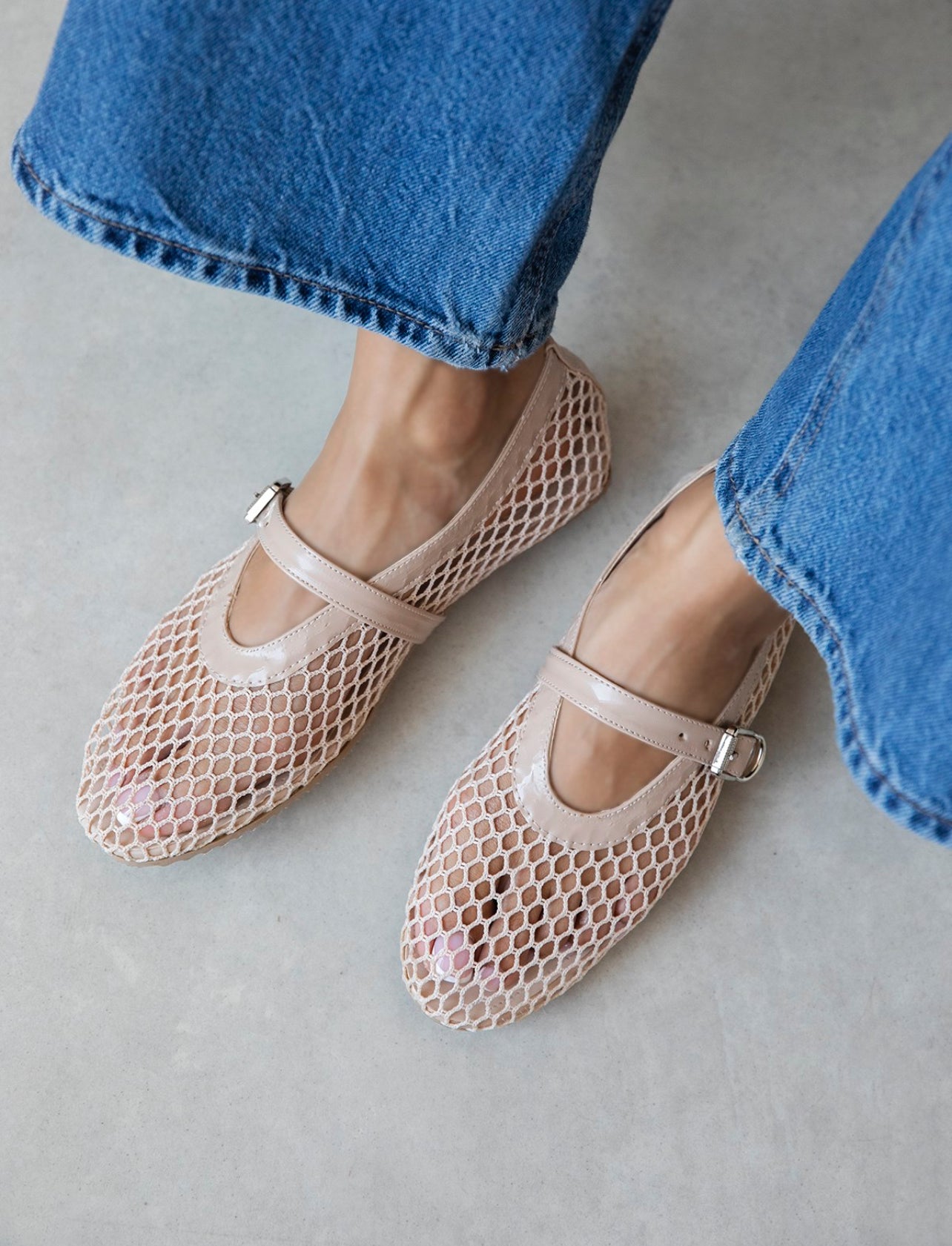 Sienna Mesh Ballet Flats
