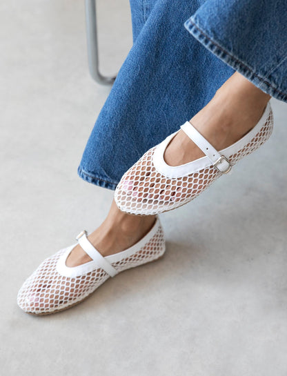 Sienna Mesh Ballet Flats