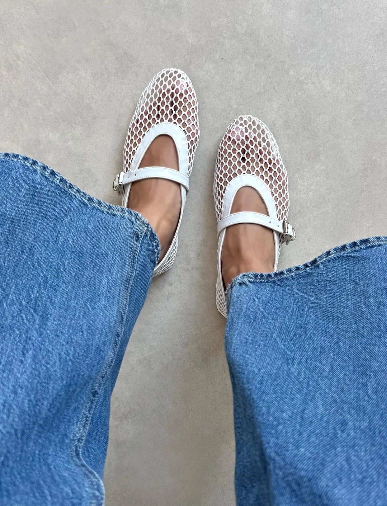 Sienna Mesh Ballet Flats