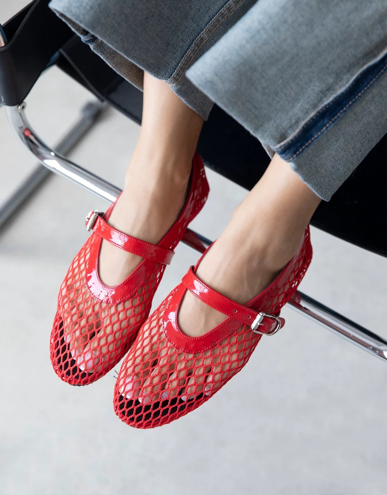 Sienna Mesh Ballet Flats