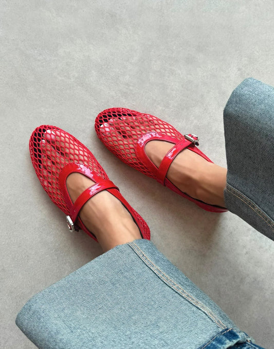 Sienna Mesh Ballet Flats